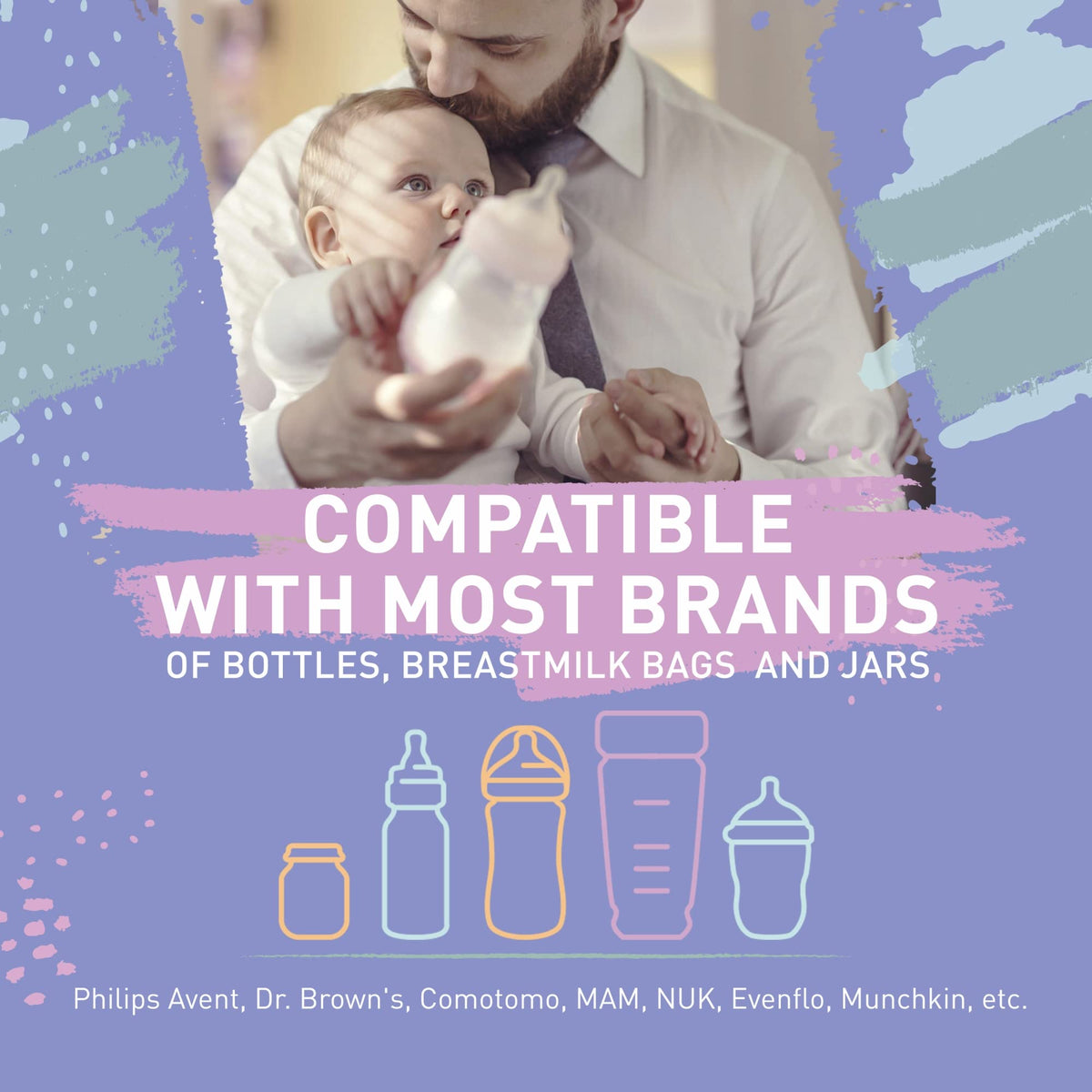 Double Bottle Warmer and Sterilizer, BaDouble Baby Bottle Warmer & Sterilizer with Keep Warm Modeby Bottle Warmer for Breastmilk and Formula, Fast Heating with Adjustable Timer, Keep Warm Mode