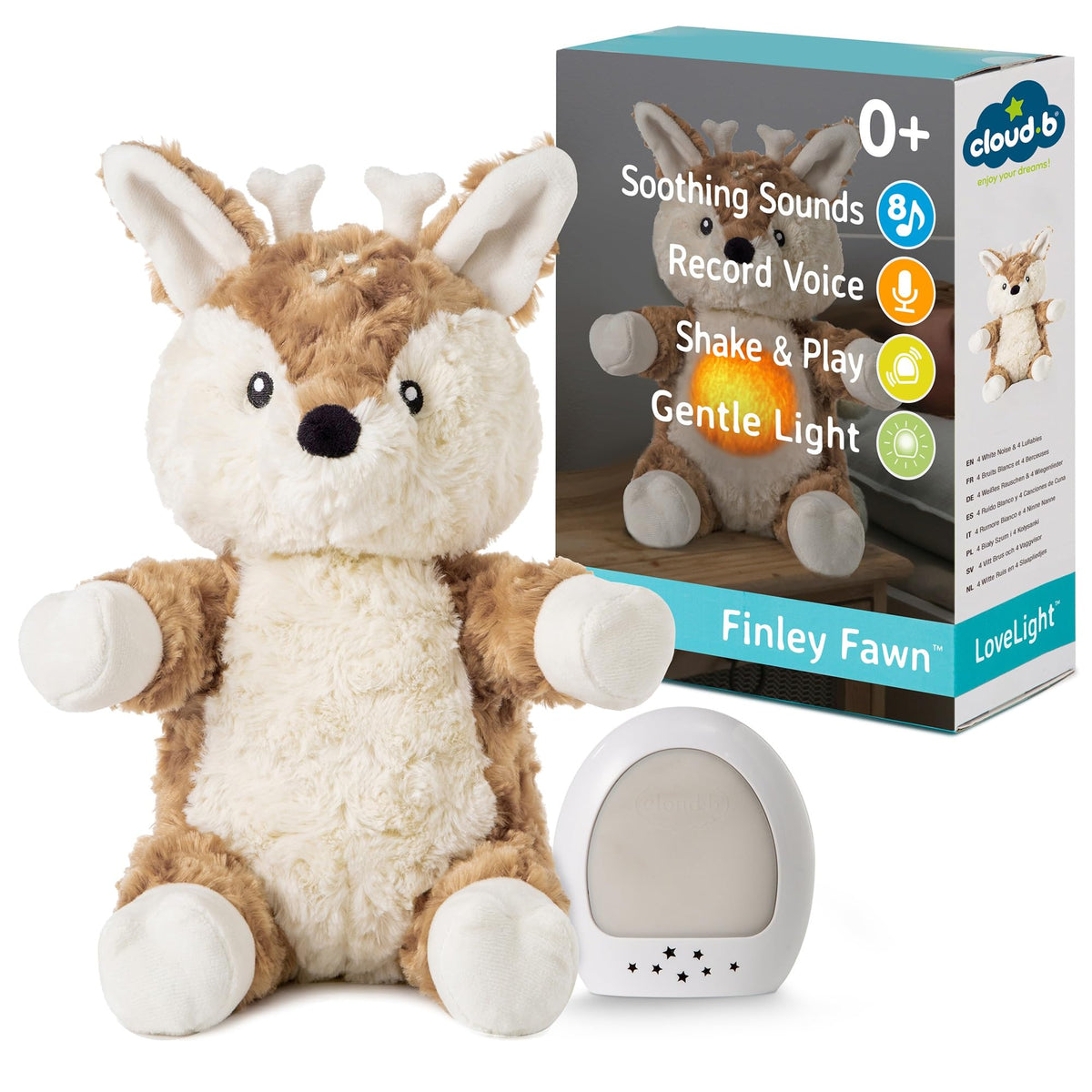 Portable Baby Sound Machine with Lullabies & Nature Sounds