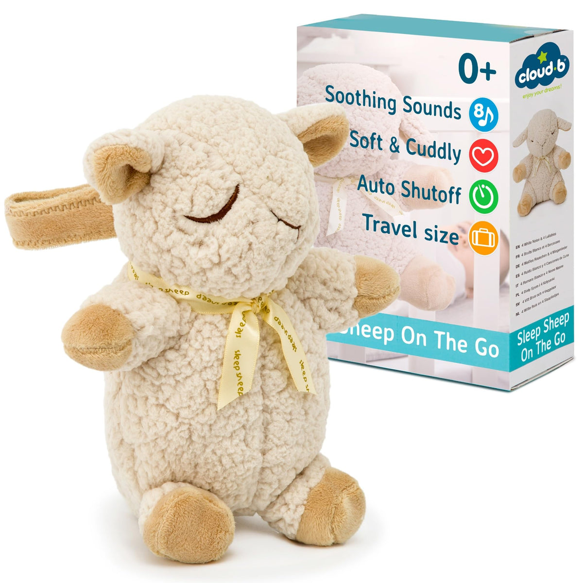 Portable Baby Sound Machine with Lullabies & Nature Sounds