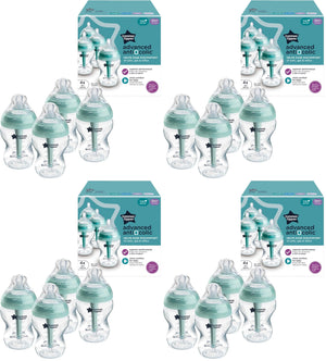 Advanced Anti-Colic Baby Bottles, 9 oz, BPA-Free, Slow Flow, 0+ Months
