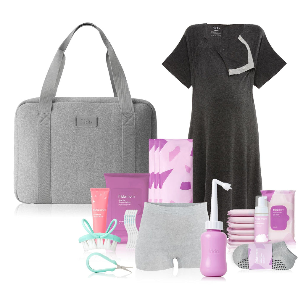 Frida Mom 30pc Pre-Packed Hosptial & Baby Essentials Travel Bag