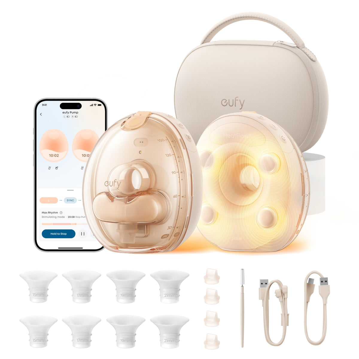 eufy Heated Wearable Breast Pump