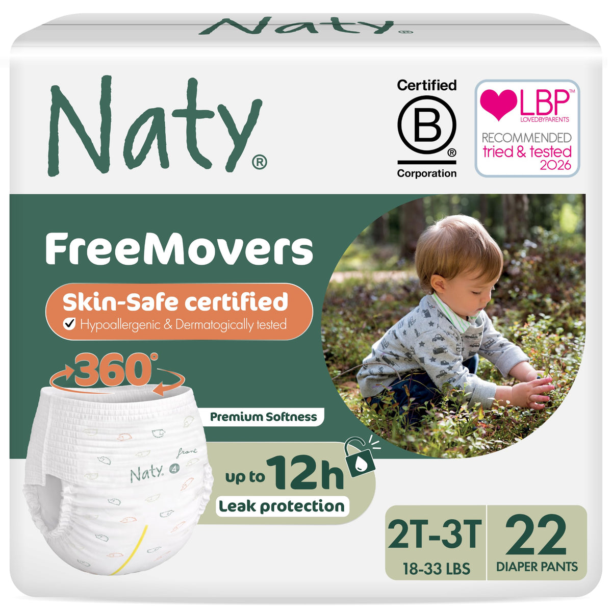 Naty FreeMovers Pull Up Training Pants