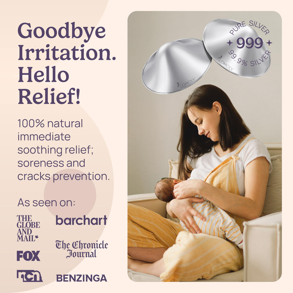 999 Silver Nursing Cups & Breast Shields for Breastfeeding