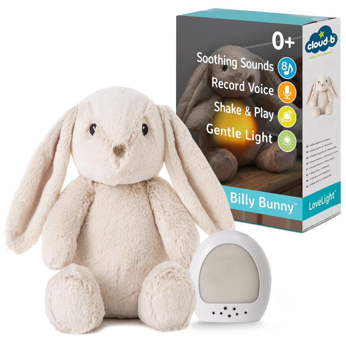 Portable Baby Sound Machine with Lullabies & Nature Sounds