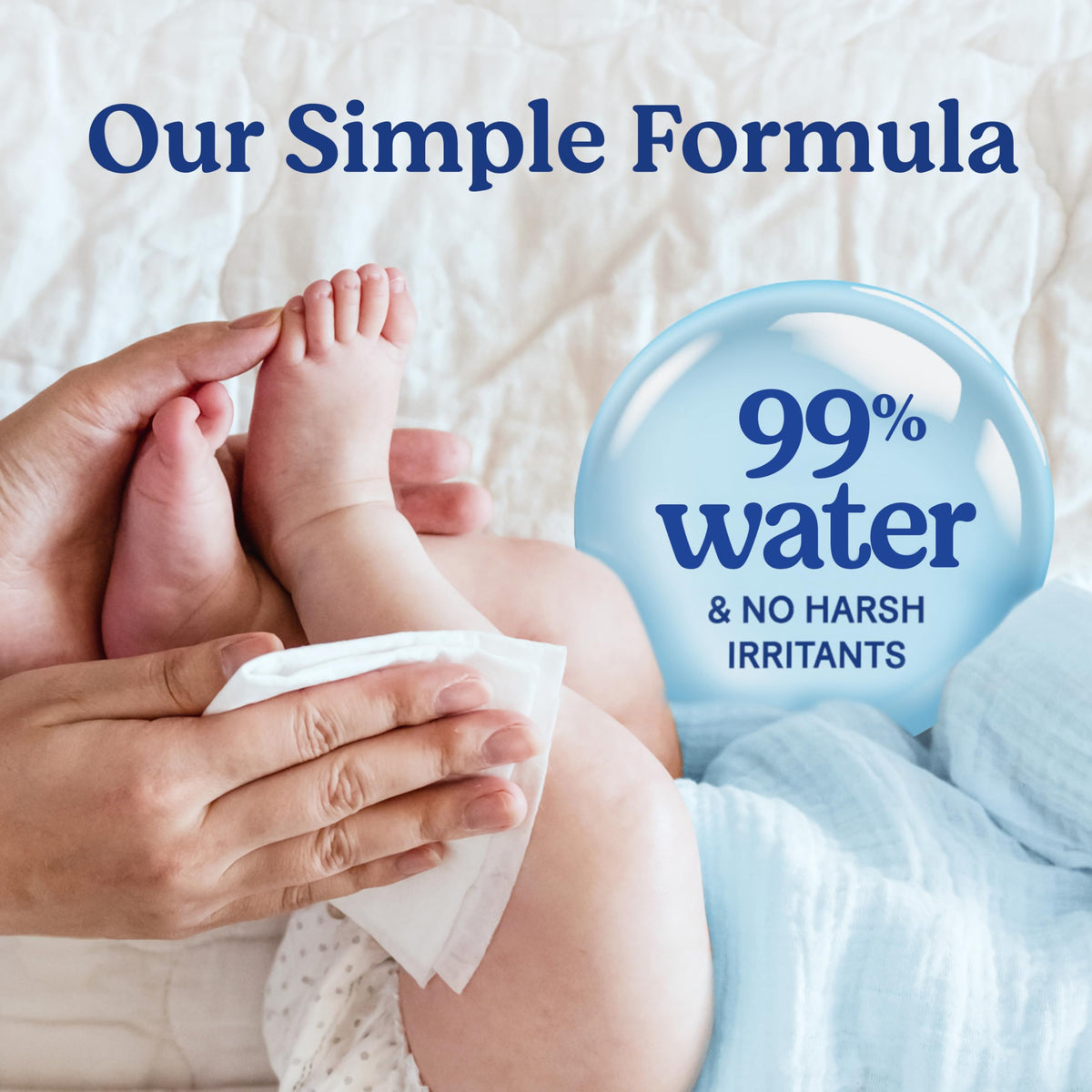 HUGGIES Unisex Baby Skin Essentials Wipes Hypoallergenic 99% Water