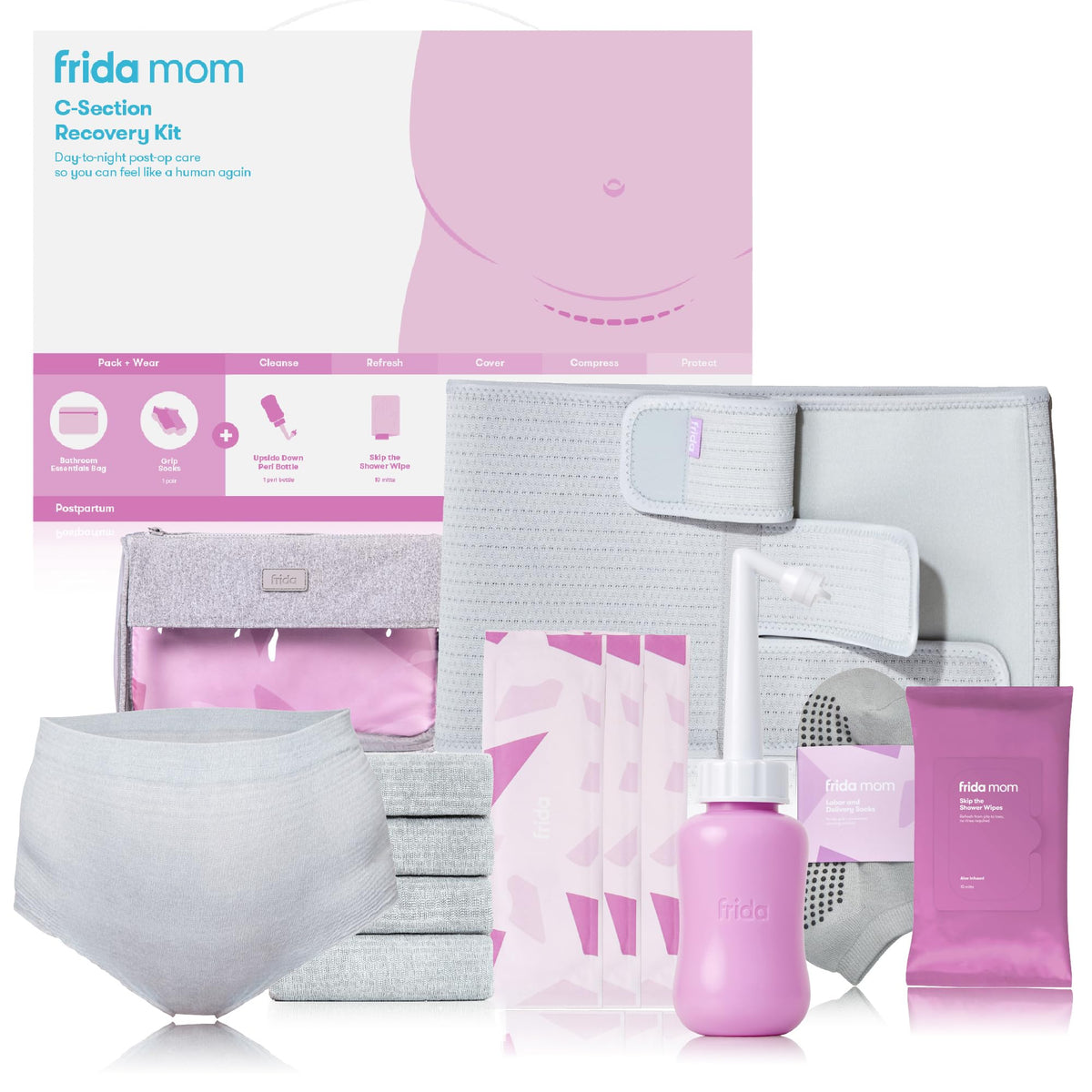Postpartum Belly Binder for Natural & C-Section Recovery