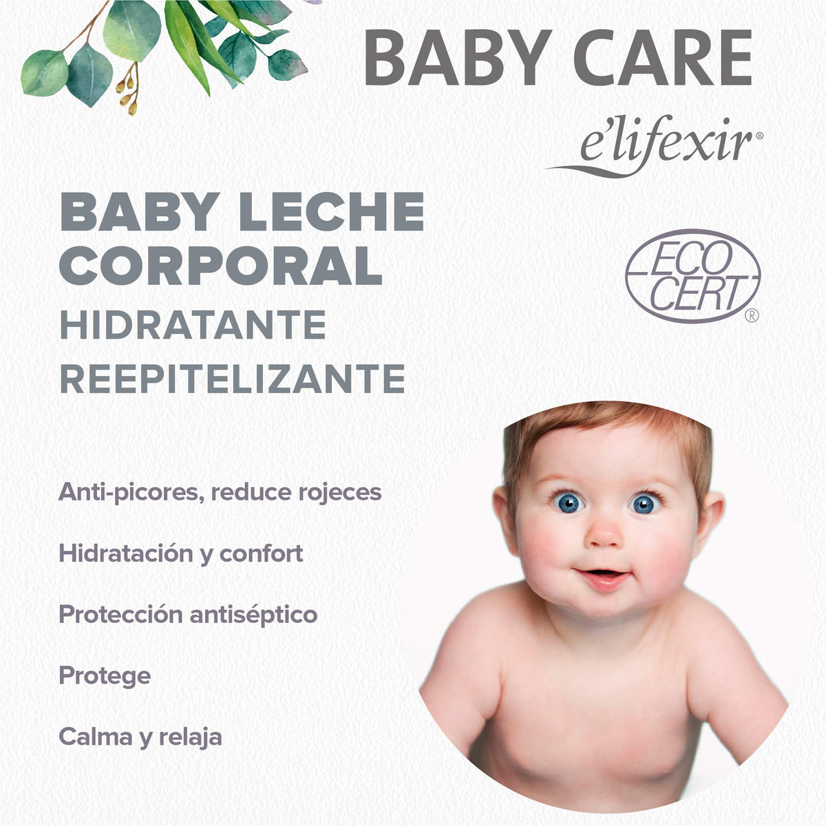 Elifexir Baby Care Reepithelizing Moisturizing Body Milk 400ml