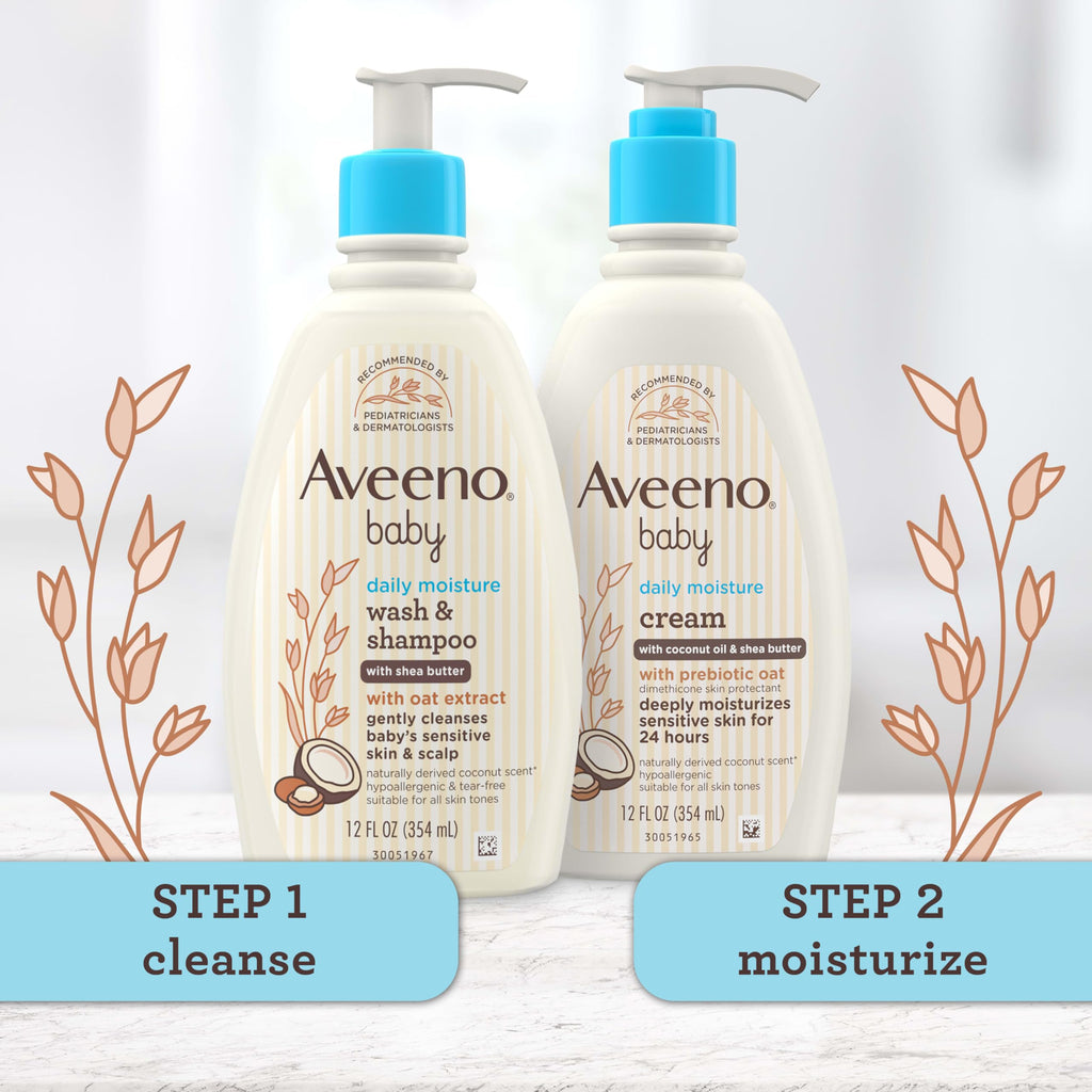 2-in-1 Baby Wash & Shampoo with Shea Butter & Oat Extract