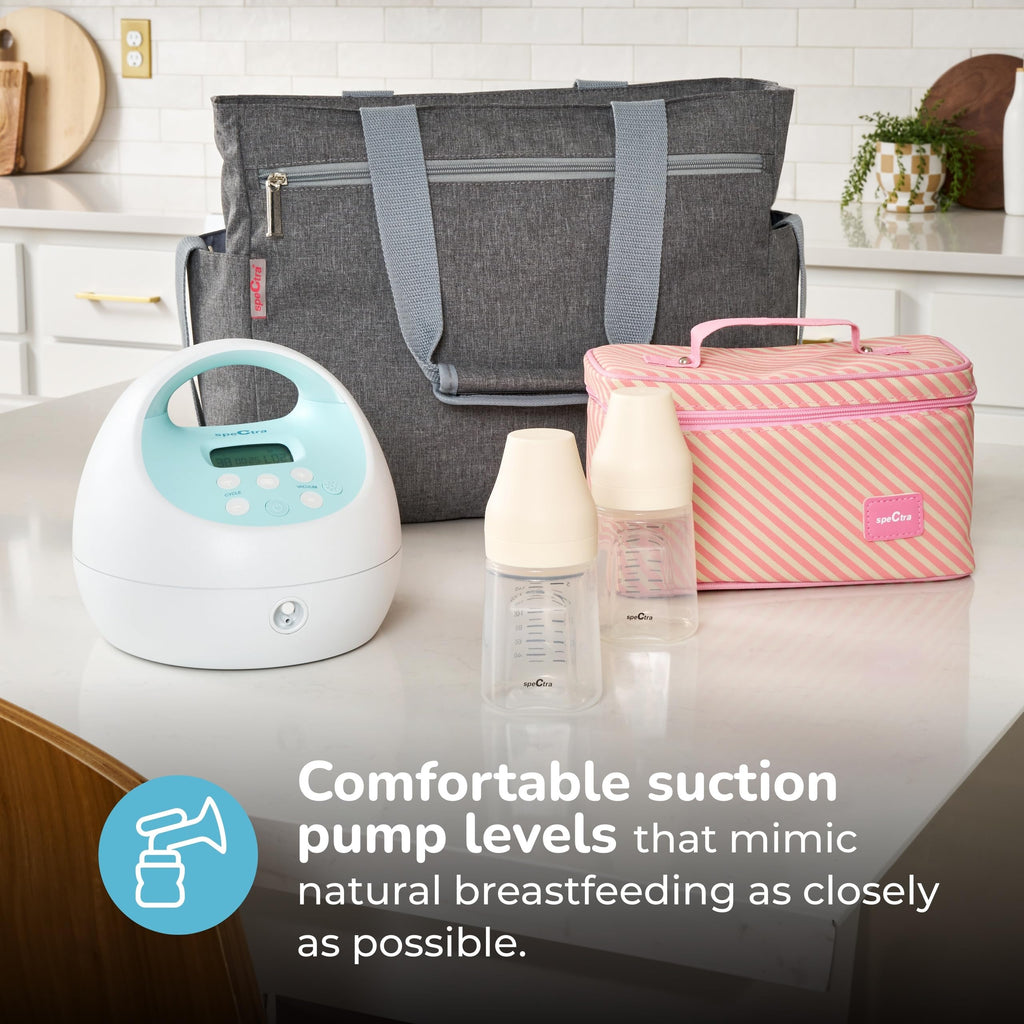 Spectra Baby S1 Plus Electric Breast Milk Pump with Tote, Bottles & Cooler